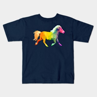 Rainbow Pony Kids T-Shirt